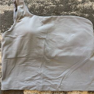 One-Shoulder Gray Women's Lululemon Tank